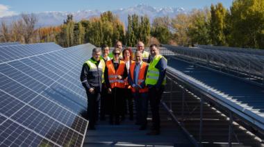 Eficiencia energética: dos reconocidas bodegas inauguraron un parque fotovoltaico en Luján