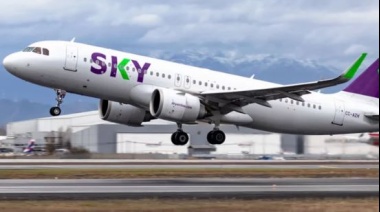 Habrá más vuelos semanales entre Mendoza y Santiago de Chile por Sky Airline