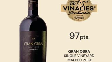 Un vino mendocino fue elegido como el mejor tinto en un prestigioso concurso europeo