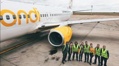 Más conectividad entre provincias: Flybondi inauguró los vuelos entre Córdoba y Mendoza