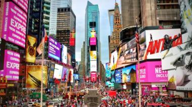 La bodega Corbeau Wines promocionó Mendoza en Time Square de Nueva York
