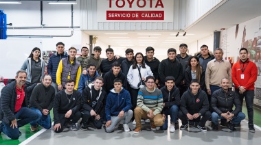 Estudiantes de escuelas técnicas de Mendoza hicieron prácticas profesionales en Toyota