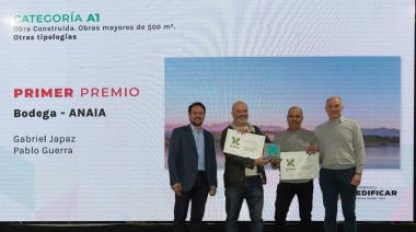 Premios Edificar: una bodega fue elegida la "obra de arquitectura" del año en Mendoza