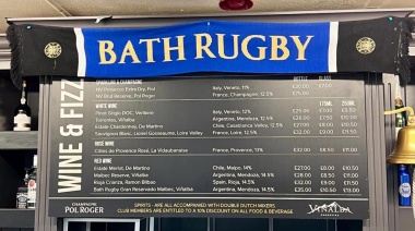 Una bodega mendocina será sponsor de uno de los clubes más exitosos del rugby inglés