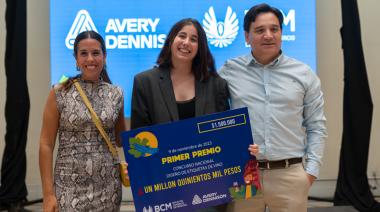 Concurso nacional: tiene 25 años, está por graduarse y ganó $1,5 M por diseñar la mejor etiqueta de vino