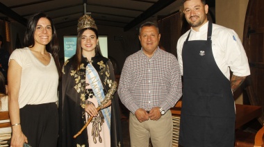 "Borgoña Ana": Verallia presentó una botella en honor a la Reina Nacional de la Vendimia 2023