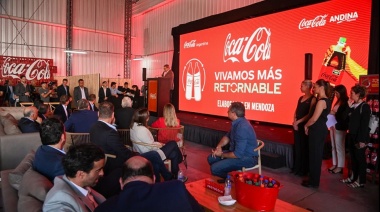 Inversión "verde": Coca Cola puso en marcha en Mendoza una nueva línea de producción de envases retornables