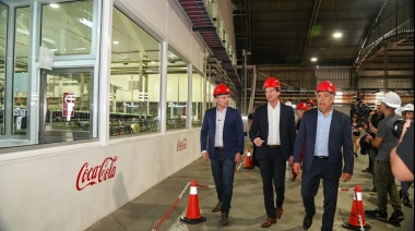 Inversión "verde": Coca Cola puso en marcha en Mendoza una nueva línea de producción de envases retornables