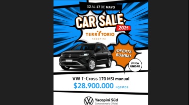 Car Sale de Territorio Yacopini: descuentos y oportunidades únicas en autos y motos