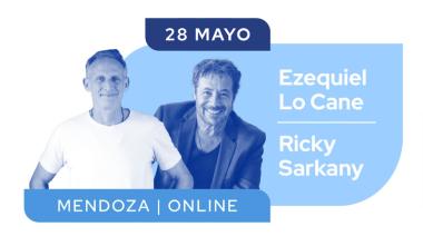 Ricky Sarkany y Ezequiel Lo Cane abren en Mendoza el ciclo de charlas de SanCor Salud