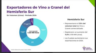 Vino a granel: Argentina vende a precios altos pero exporta menos que Chile