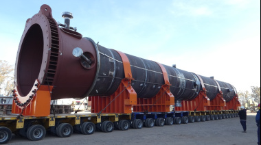 Un gigante en movimiento: YPF e IMPSA marcan un hito con el traslado del reactor más pesado de Argentina 