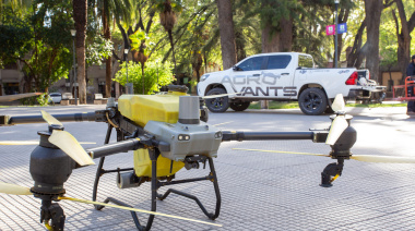 Gestión ambiental: Agro Vants, la empresa mendocina detrás de la primera pulverización urbana con drones