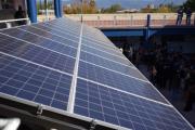 Inauguran en Godoy Cruz el primer patio solar en una escuela pública