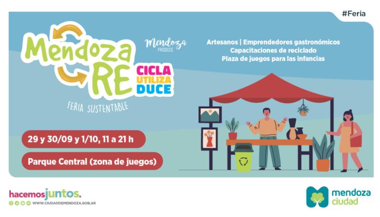 Mendoza Re, una feria sustentable en el Parque Central