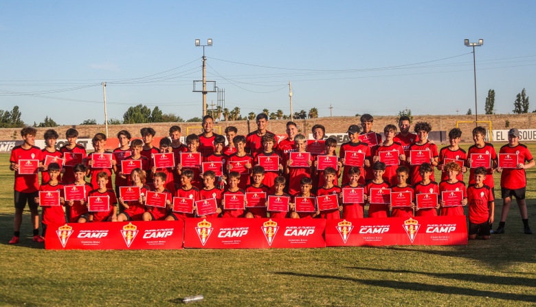 Ganaron todos: más de 180 chicos se sintieron campeones con la clínica de entrenamiento del Real Sporting de Gijón en Mendoza