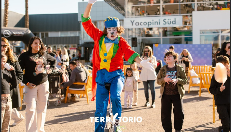Magia, juegos y chocolate: así fue el Family Day de Territorio Yacopini