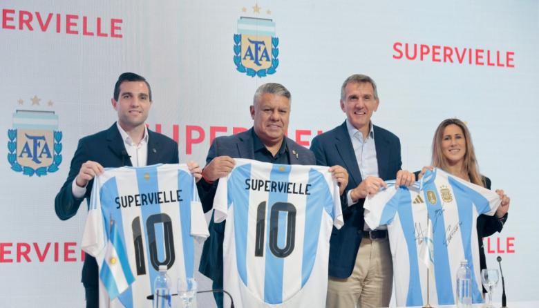 AFA presentó a Supervielle como nuevo Sponsor de la Selección Argentina