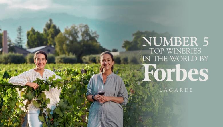 Forbes eligió a Lagarde como una de cinco mejores bodegas del mundo