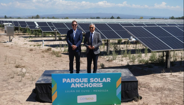 Inversión de USD 160 millones: Genneia inauguró el Parque Solar Anchoris y amplía la matriz energética de Mendoza
