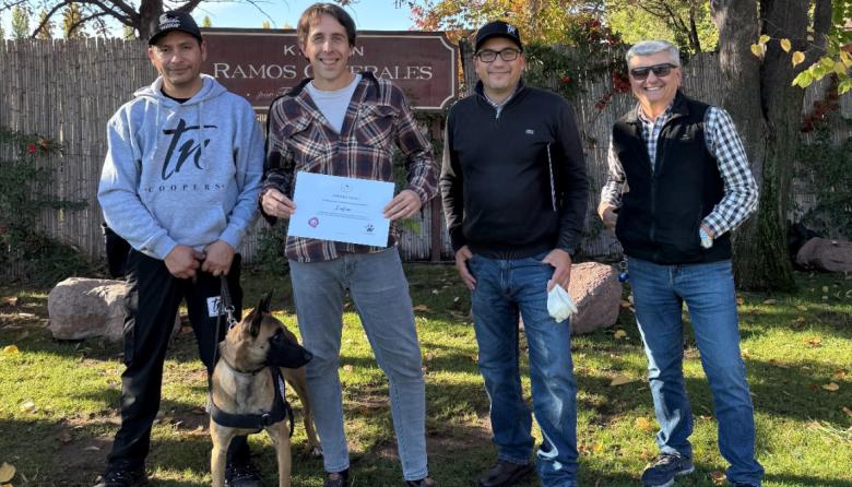 Natinga: la patrulla canina que pone a Mendoza en la vanguardia de la bioseguridad vitivinícola