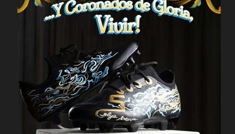 Talento creativo mendocino: los botines intervenidos que enamoraron a la Scaloneta