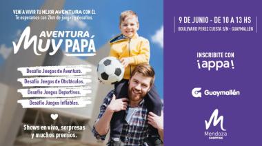 Guaymallén y el Mendoza Shopping se preparan para el Día del Padre con 2 km de juegos