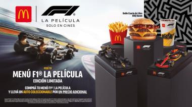 ¿Sos tuerca? McDonald’s lanza en Mendoza su menú temático de la F1 y llega con autos coleccionables