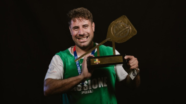 Nació en San Rafael, tiene 34 años y se consagró como el mejor pizzero de Sudamérica