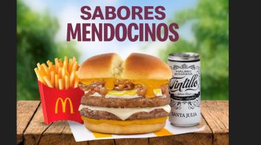 Hamburguesa con vino en lata: McDonald’s relanza su menú regional en homenaje a la Vendimia