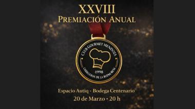 Sabores, vinos y reconocimientos: el Club Gourmet premia lo mejor de la enogastronomía mendocina