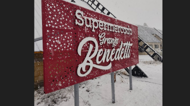 Las Leñas suma una marca mendocina: Granja Benedetti abrió un súper en la montaña
