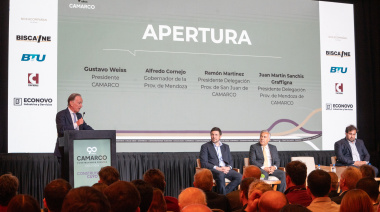 Weiss: "Tenemos una sana envidia de lo que está pasando en Mendoza y San Juan"