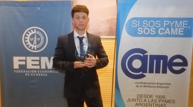 Gregorio Bajda, fundador de Valca, ganó el premio Joven Empresario Mendocino 2026