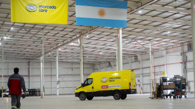 Mercado Libre en Mendoza: enorme centro logístico para procesar 96.000 paquetes por día y nuevas oficinas