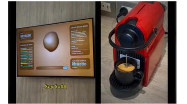 Cómo es “SofIA”, la primera cafetería mendocina gestionada por una inteligencia artificial