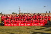 Ganaron todos: más de 180 chicos se sintieron campeones con la clínica de entrenamiento del Real Sporting de Gijón en Mendoza