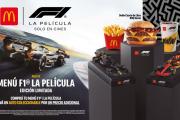 ¿Sos tuerca? McDonald’s lanza en Mendoza su menú temático de la F1 y llega con autos coleccionables