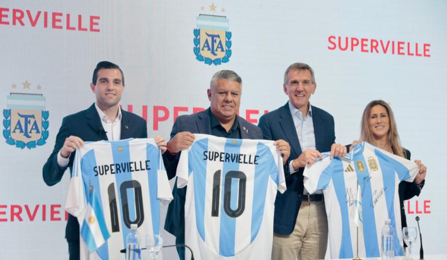 AFA presentó a Supervielle como nuevo Sponsor de la Selección Argentina