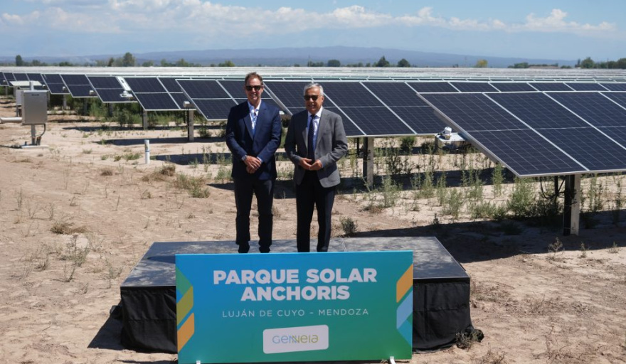 Inversión de USD 160 millones: Genneia inaugura el Parque Solar Anchoris y amplía la matriz energética de Mendoza