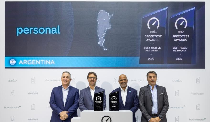 Personal recibió la distinción a la mejor red fija y móvil de la Argentina: qué velocidades alcanzó