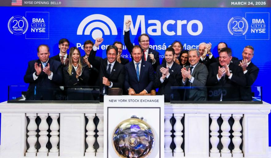 Banco Macro celebró sus 20 años en Wall Street: más de 6 millones de clientes y apuesta al futuro de Argentina
