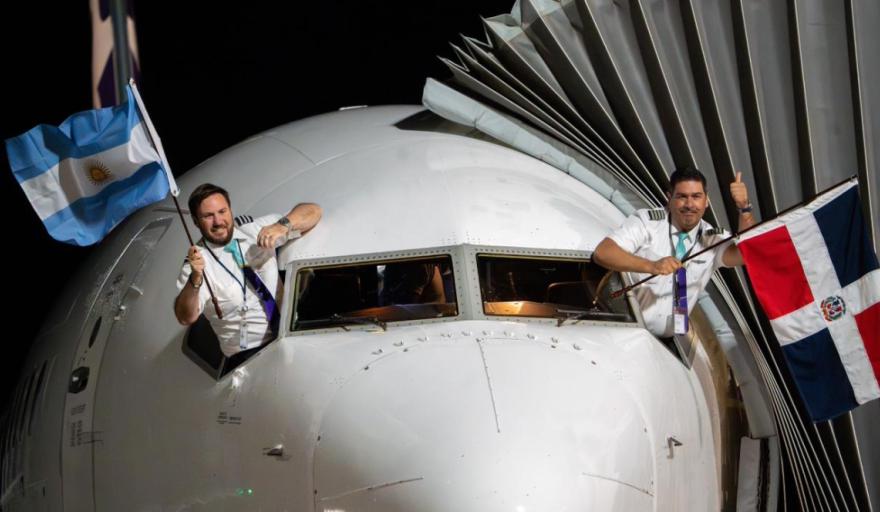 Arajet inauguró el nuevo vuelo directo entre Mendoza y Punta Cana